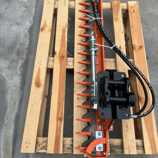 Minibagger Bagger Mähbalken Heckenschere 140cm Arbeitsbreite