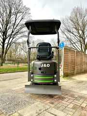 J&O Minibagger CTX 8010S mit Verstellbarem Fahrwerk