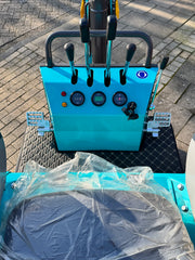 J&O Minibagger KV 12 - Kolbenpumpe und Mehrwegeventil -2 Zylinder Kubota Motor