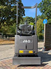 J&O Minibagger KV 10 mit Servo - Vorsteuerung in grau