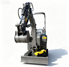 J&O Minibagger KV 10 mit Servo - Vorsteuerung in grau