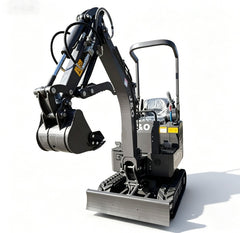 J&O Minibagger KV 10 mit Servo - Vorsteuerung in grau