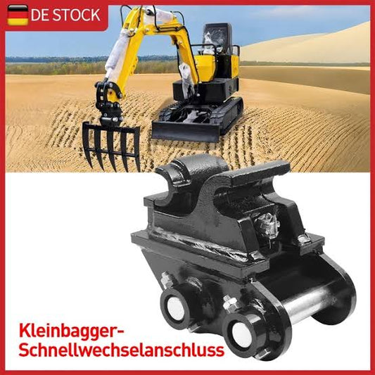 J&O Minibagger Bagger Manueller  Schnellwechsler