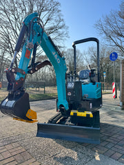 J&O Minibagger KV 12 - Kolbenpumpe und Mehrwegeventil -2 Zylinder Kubota Motor