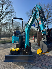 J&O Minibagger KV 12 - Kolbenpumpe und Mehrwegeventil -2 Zylinder Kubota Motor