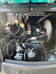 J&O Minibagger KV 12 - Kolbenpumpe und Mehrwegeventil -2 Zylinder Kubota Motor