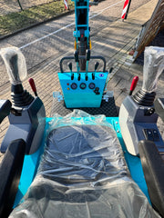 J&O Minibagger KV 12 - Kolbenpumpe und Mehrwegeventil -2 Zylinder Kubota Motor