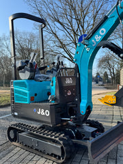 J&O Minibagger KV 12 - Kolbenpumpe und Mehrwegeventil -2 Zylinder Kubota Motor