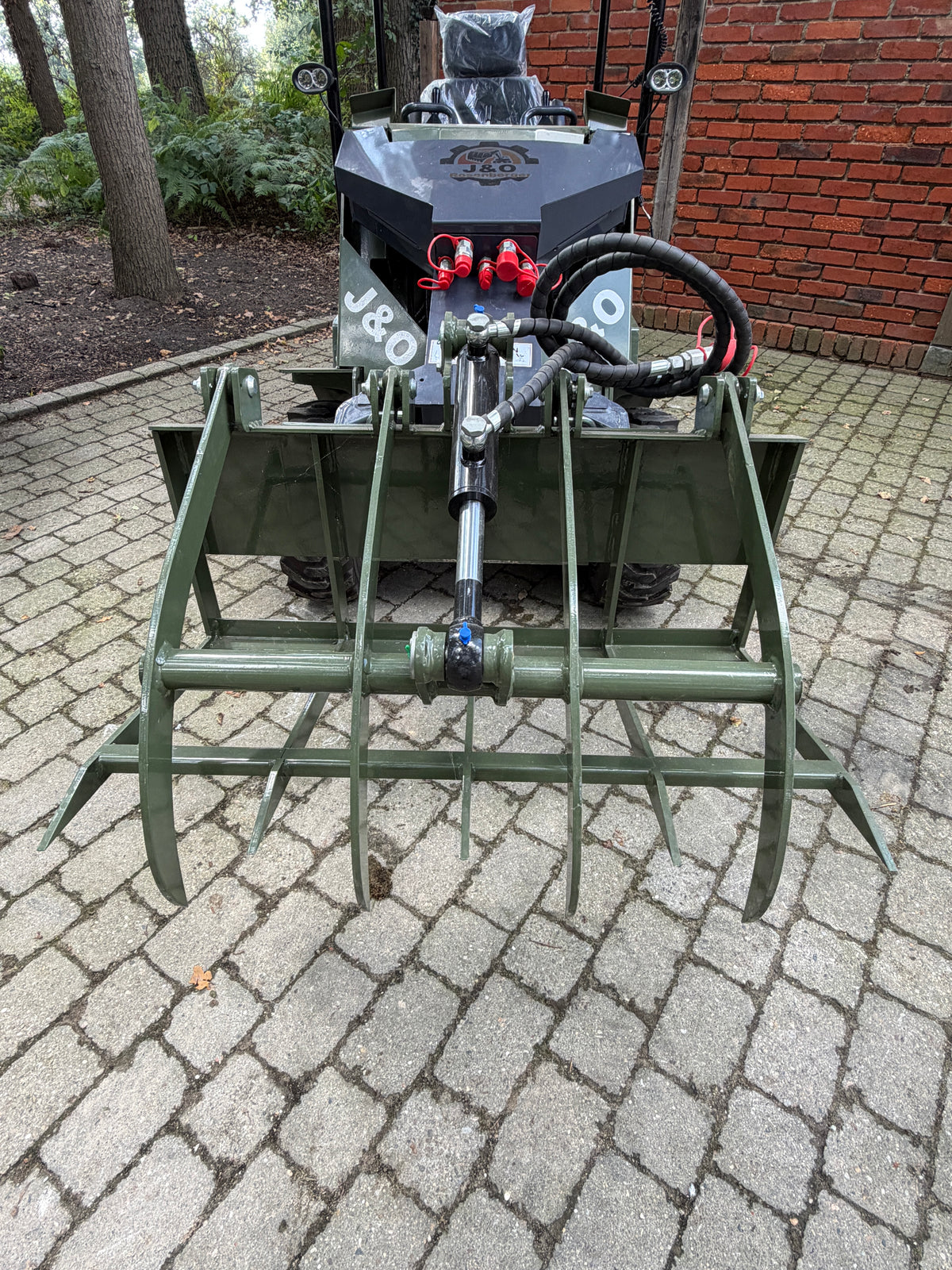 J&O  Krokodilgebiss für Kompaktlader Radlader Hoflader  KW 480 SL 380