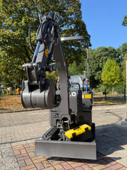 J&O Minibagger KV 10 mit Servo - Vorsteuerung in grau
