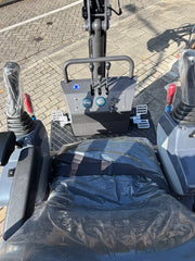 J&O Minibagger KV 10 mit Servo - Vorsteuerung in grau