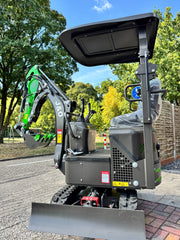 J&O Minibagger CTX 8010S mit Verstellbarem Fahrwerk