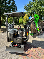J&O Minibagger CTX 8010S mit Verstellbarem Fahrwerk